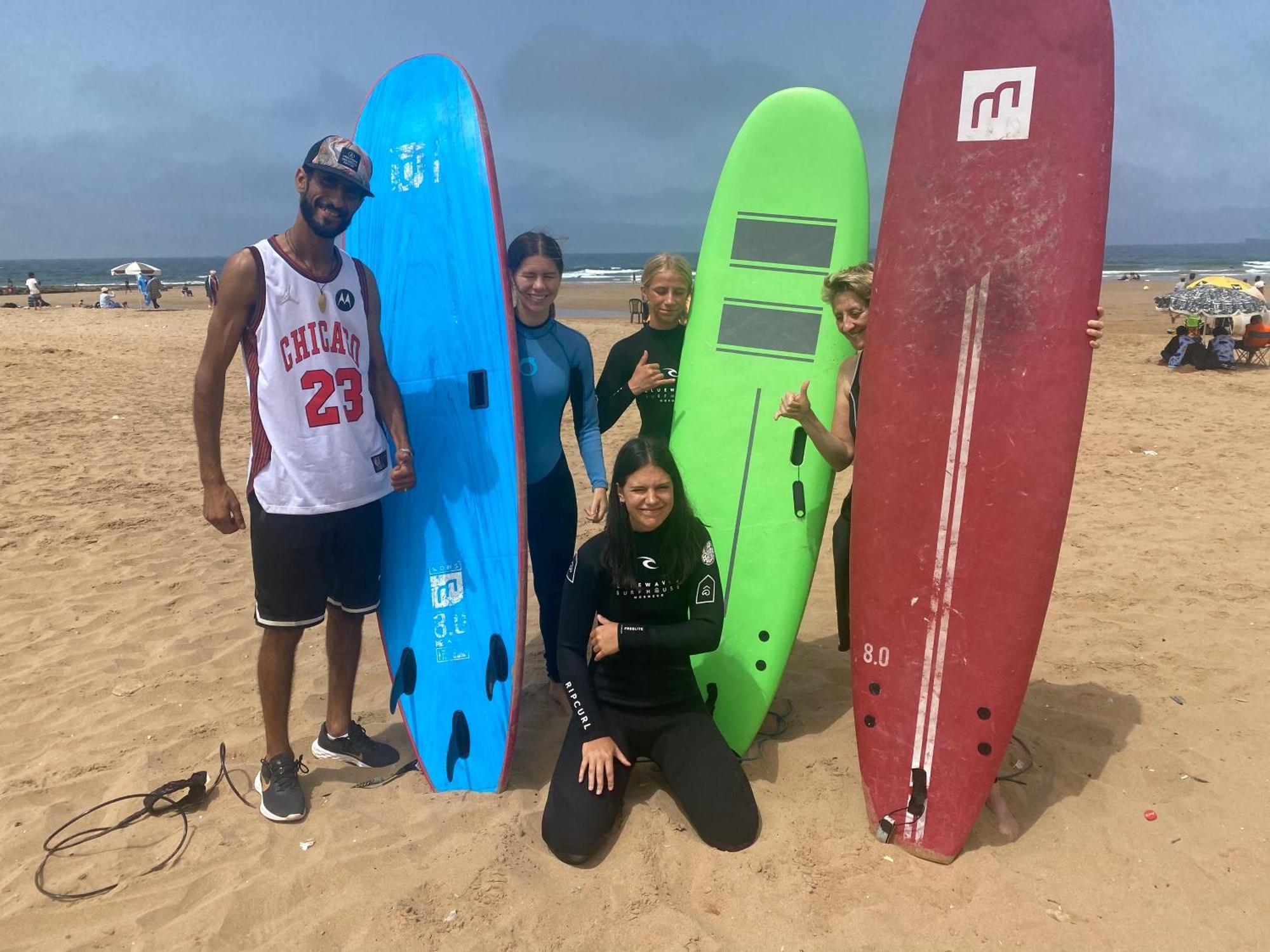 فندق Red Carpet Surf Camp Sea, Mountain & Garden Escape Tamraght المظهر الخارجي الصورة