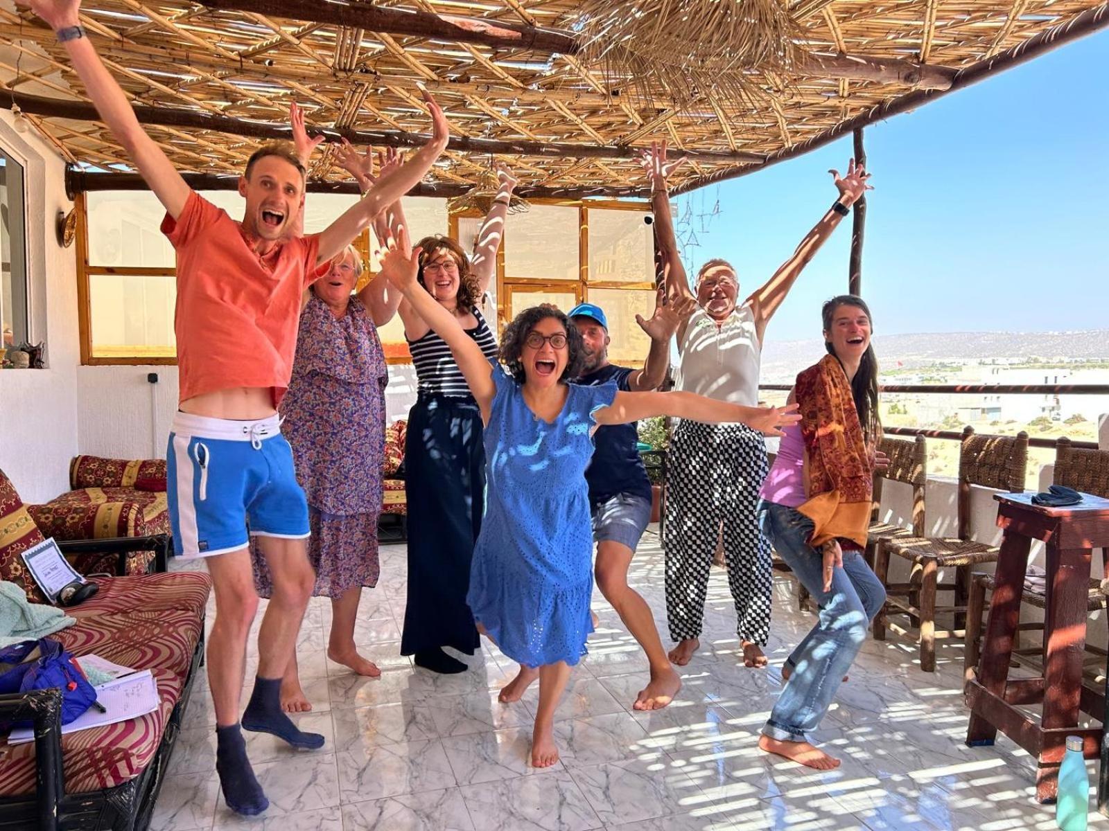 فندق Red Carpet Surf Camp Sea, Mountain & Garden Escape Tamraght المظهر الخارجي الصورة